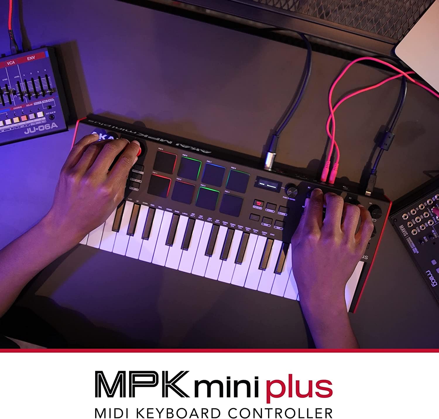 Akai MPK Mini Plus 37-Key Compact Midi Keyboard Controller with MPC Beats Software Pack - Image 15
