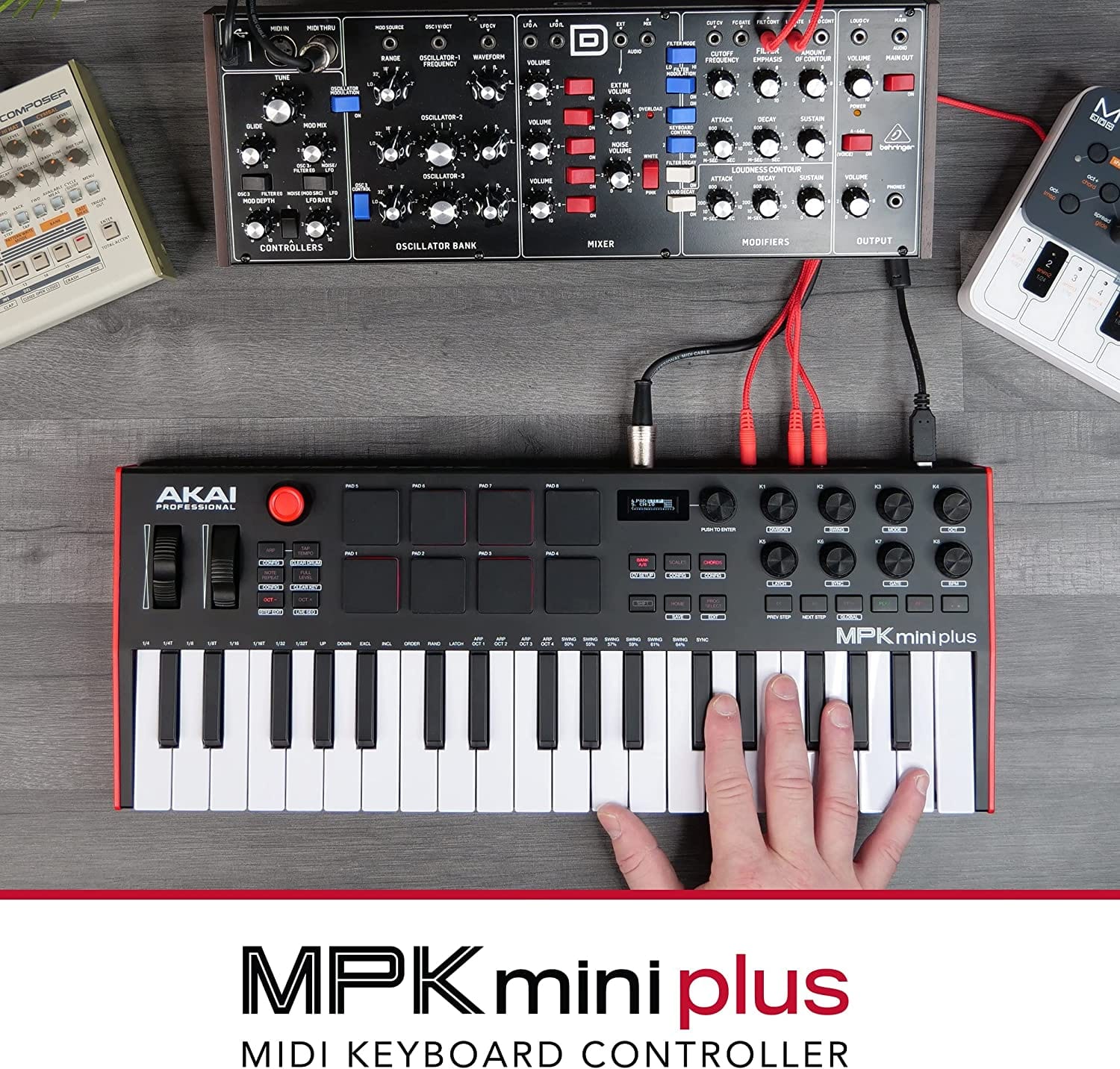 Akai MPK Mini Plus 37-Key Compact Midi Keyboard Controller with MPC Beats Software Pack - Image 16
