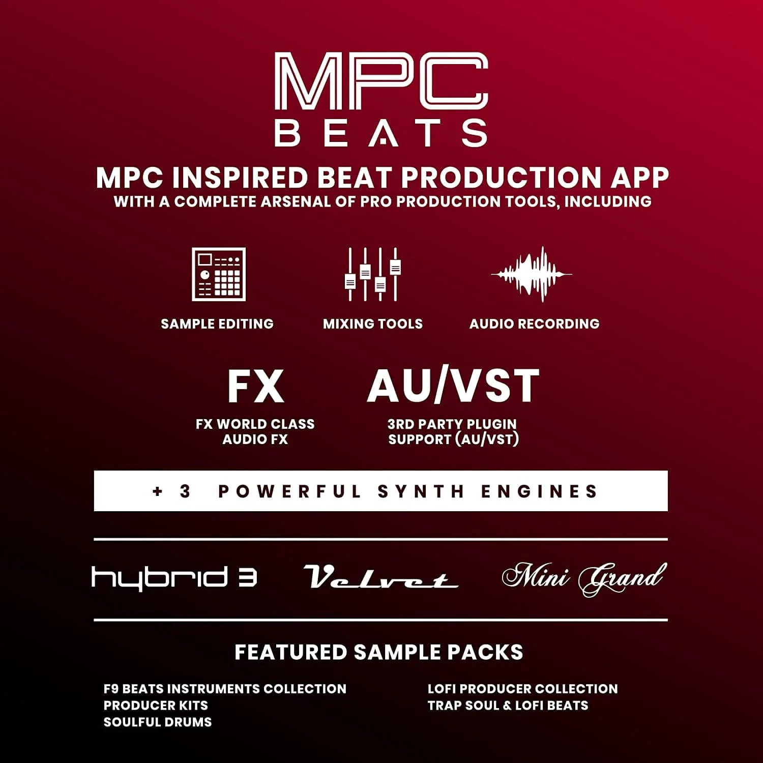 Akai MPK Mini Plus 37-Key Compact Midi Keyboard Controller with MPC Beats Software Pack - Image 8