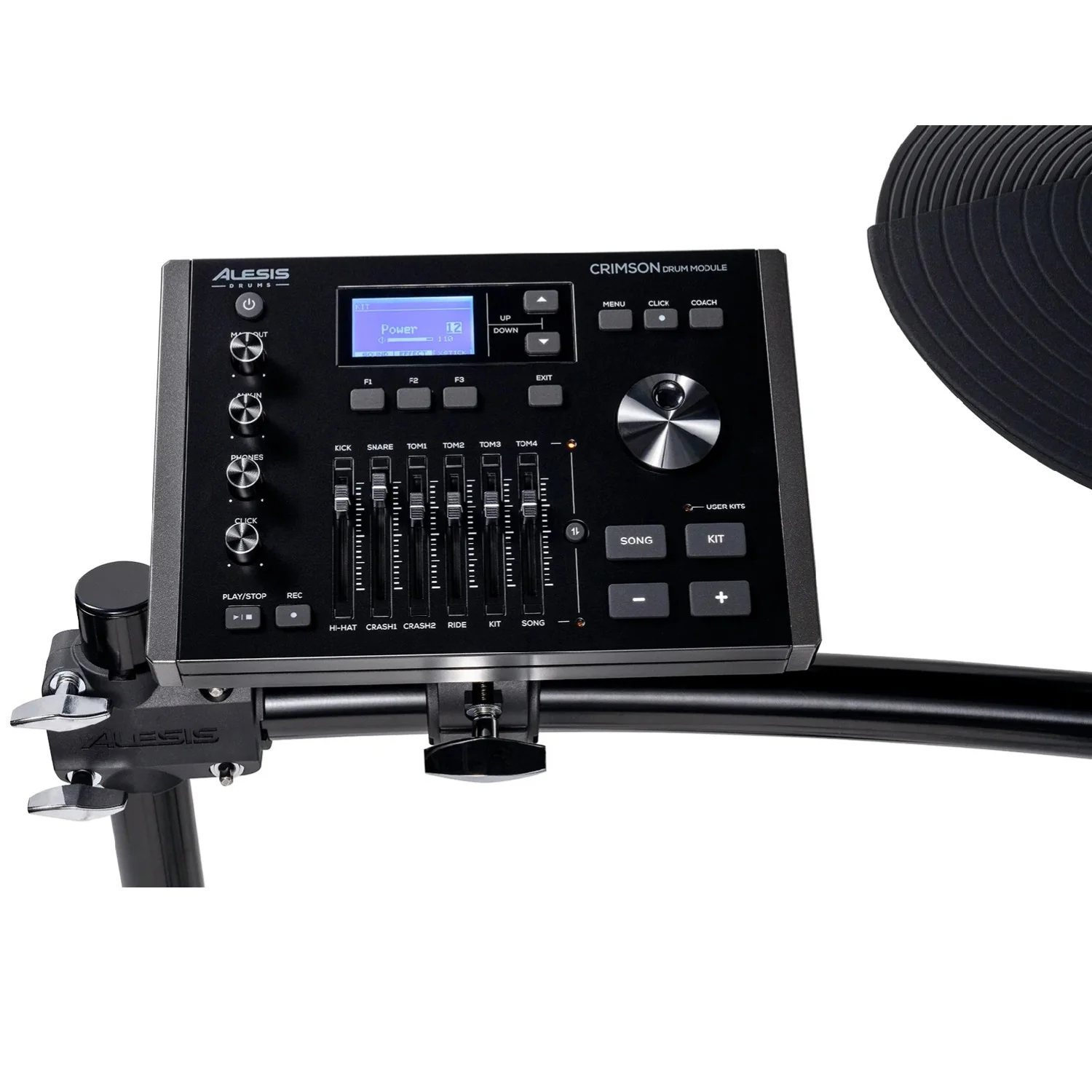 Alesis Crimson III Mesh Kit 9-Piece Electronic Drum Kit with Mesh Heads - Image 3