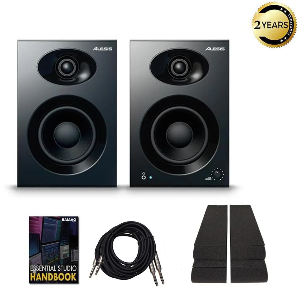 Alesis Elevate 4 4-Inch Powered Active Studio Monitor Speakers - Pair - Image 10