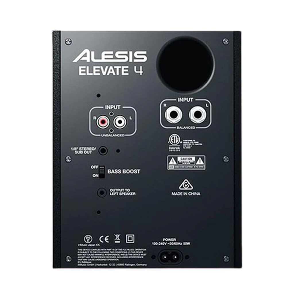 Alesis Elevate 4 4-Inch Powered Active Studio Monitor Speakers - Pair - Image 7