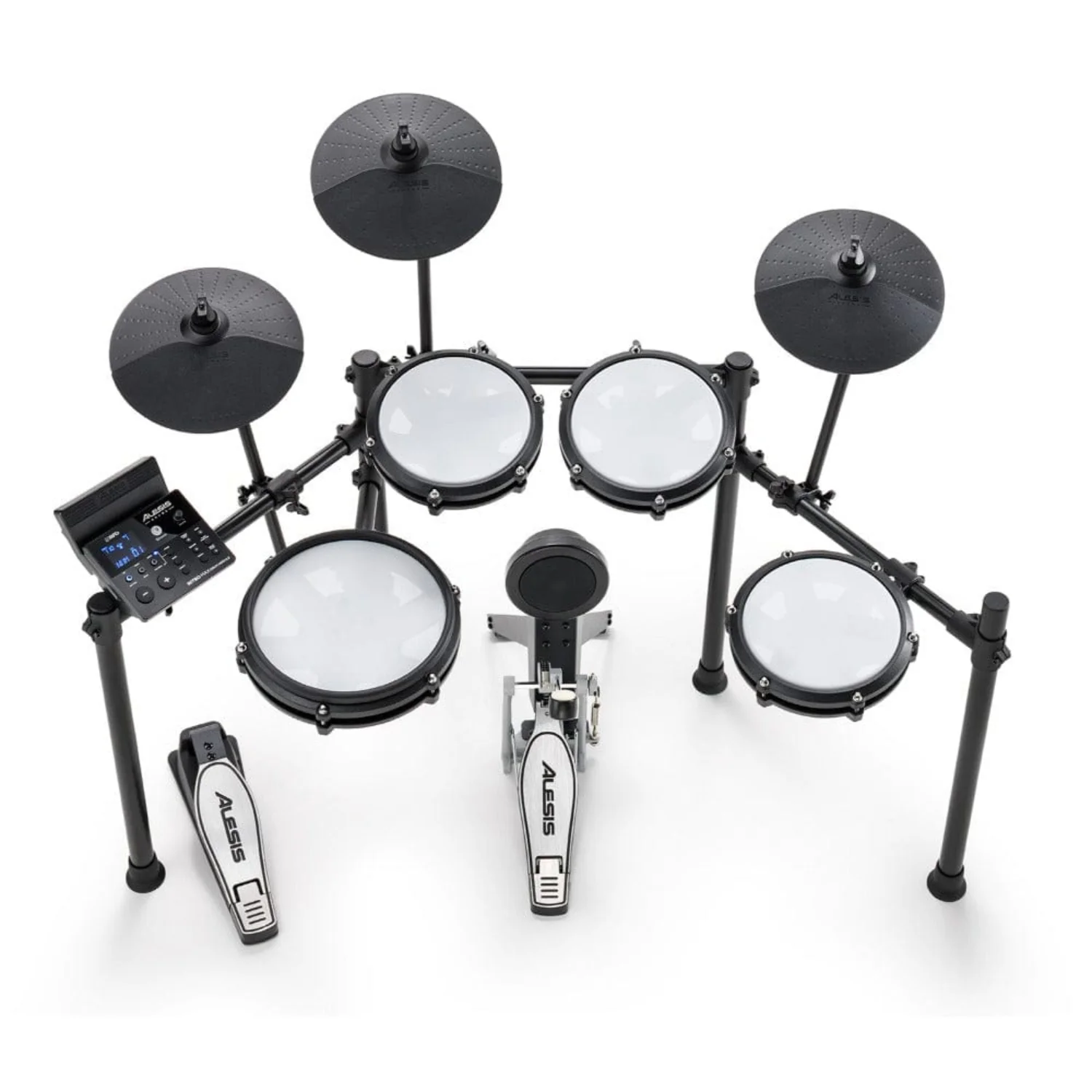 Alesis Nitro Max Kit Eight Piece Electronic Drum Kit with Mesh Heads and Bluetooth - Image 4