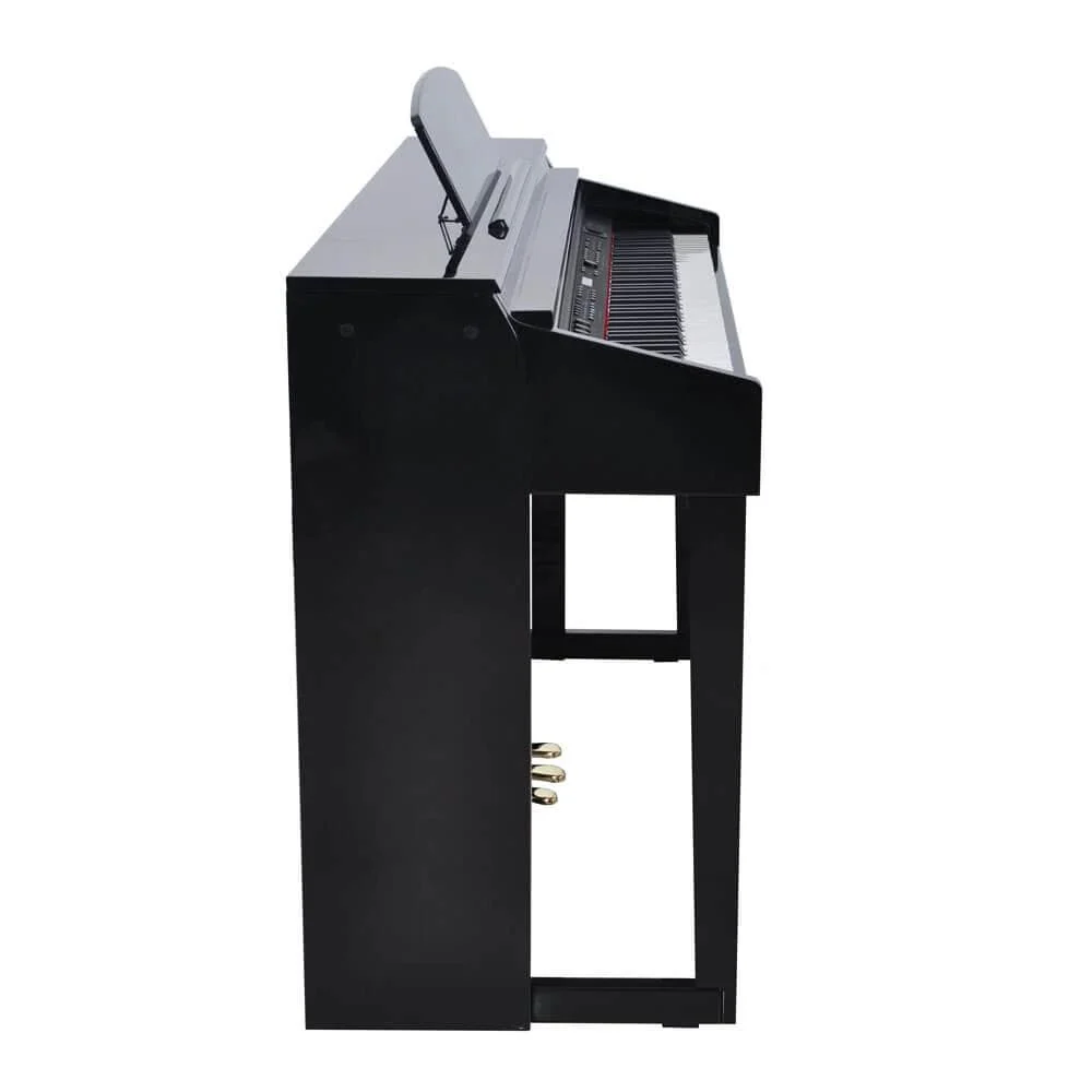 Artesia DP 150e Deluxe Home 88 Key Digital Piano - Polished Black - Image 4