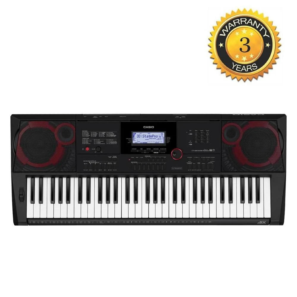 Casio CT-X8000IN 61-Key Portable Keyboard with Adapter - Image 9