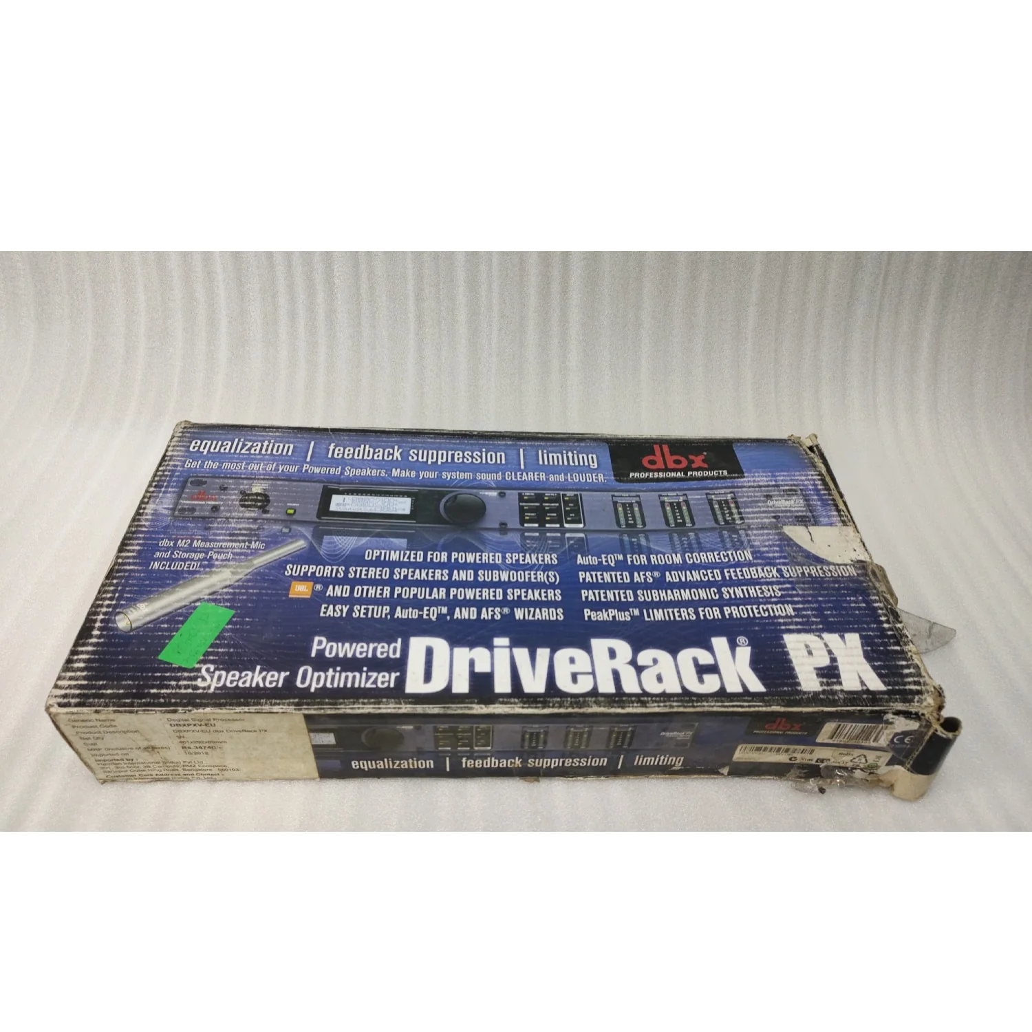 Dbx DriveRack PX Powered Speaker Optimizer - Open Box - Image 37