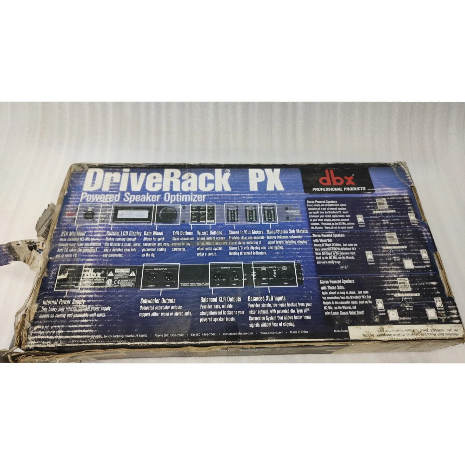 Dbx DriveRack PX Powered Speaker Optimizer - Open Box - Image 38