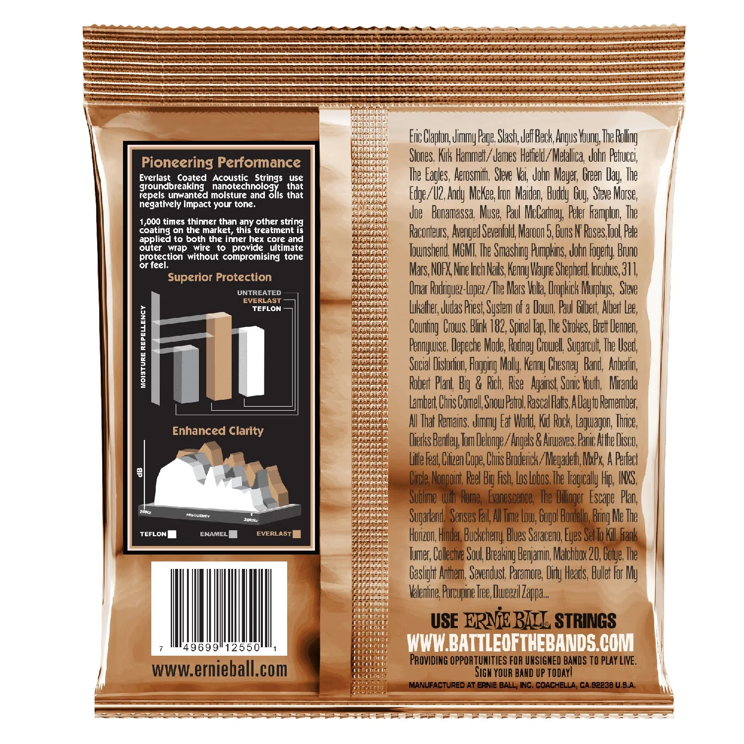 Ernie Ball Everlast Coated Phosphor Bronze Acoustic Guitar Strings - Image 6