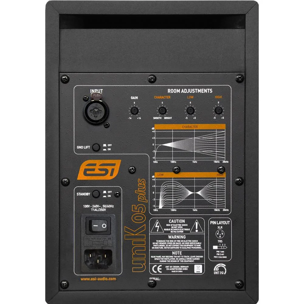 ESI UniK 05+ Professional Active Reference 5 Inch Studio Monitor - Single - Image 3