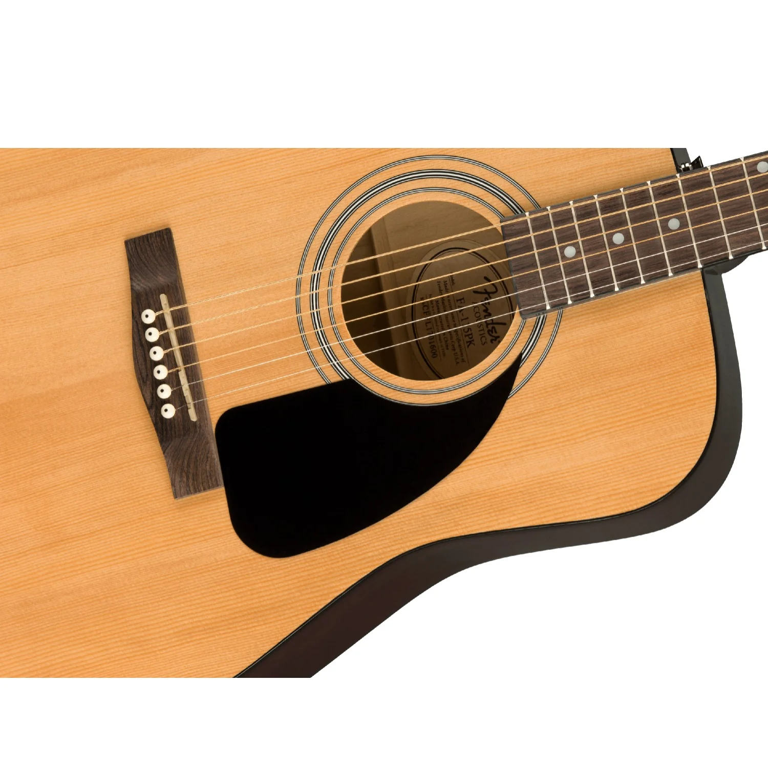 Fender FA-115 Dreadnought Acoustic Guitar Pack with Gig Bag, Strap, String Set and Picks - Natural - Image 5