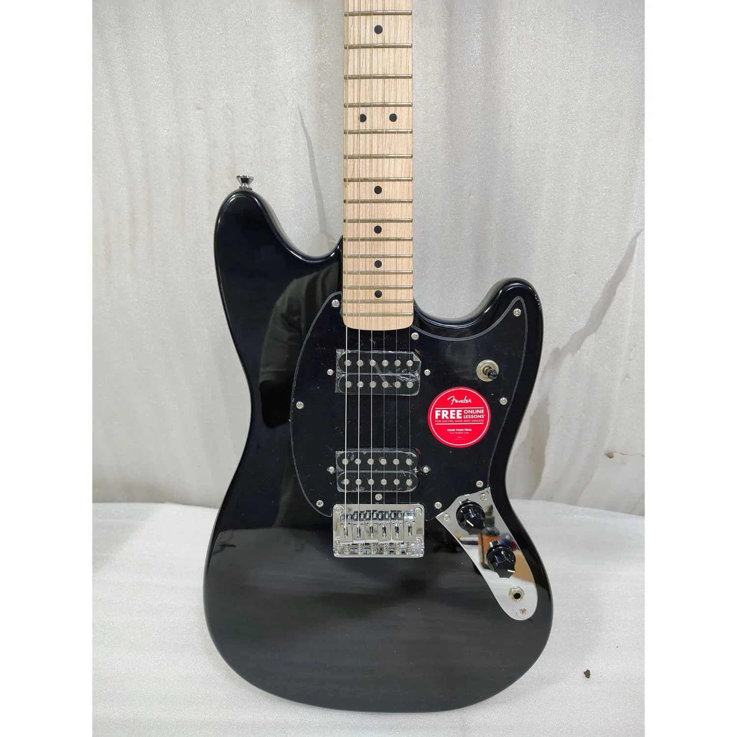 Fender Limited Edition Squier FSR Sonic Mustang 6 String Electric Guitar - Open Box - Image 3