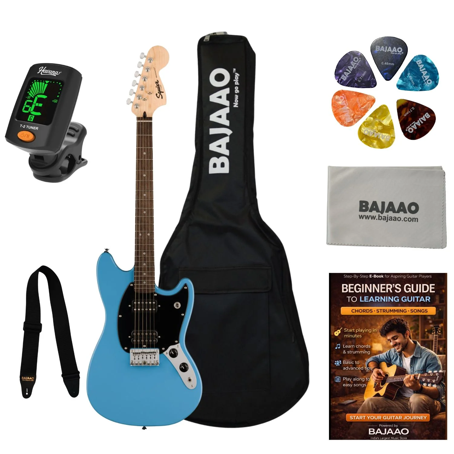 Fender Squier Sonic Mustang HH 6 String Electric Guitar - Image 27