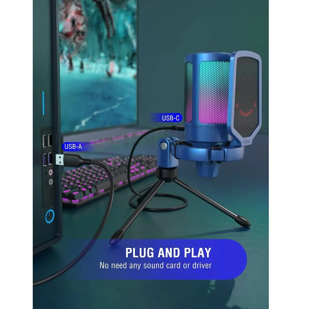 Fifine A6V USB Gaming Microphone - Image 5