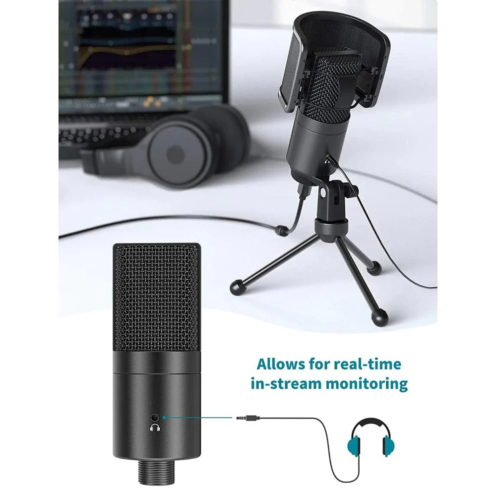 Fifine K683A USB-C Plug Desktop Condenser Microphone - Image 6