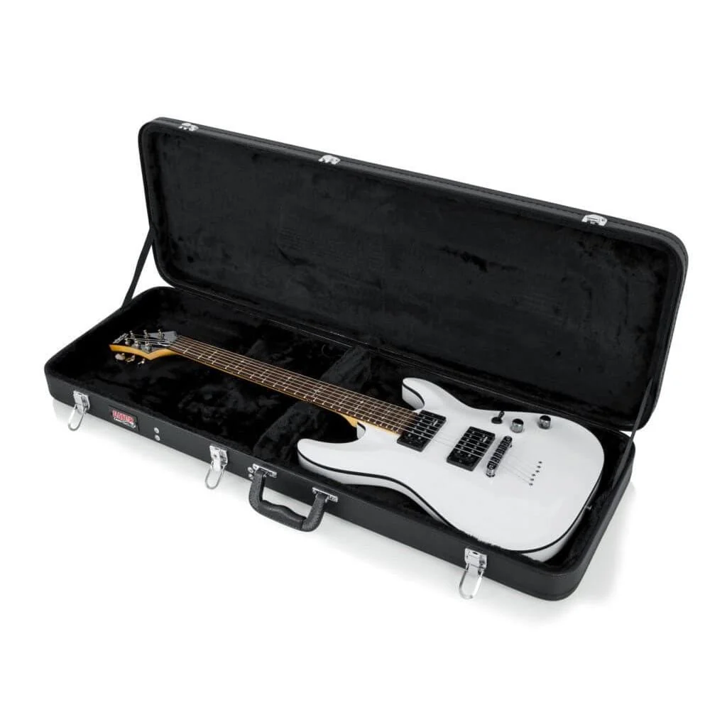 Gator GWE-ELEC Hard Shell Wood Electric Guitar Case- Black - Image 5