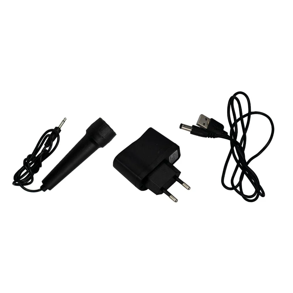 Henrix KB-601 Portable 61 Full Size Keys Keyboard with Adapter and Microphone - Open Box - Image 8