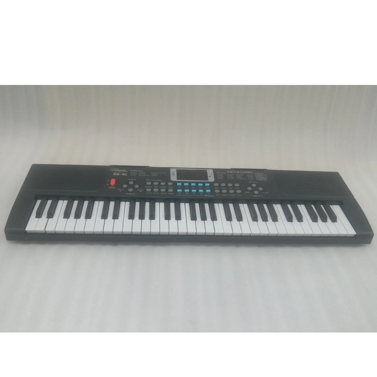 Henrix KB-61 Portable 61 Mini Key Keyboard with Microphone - Open Box B Stock - Image 5