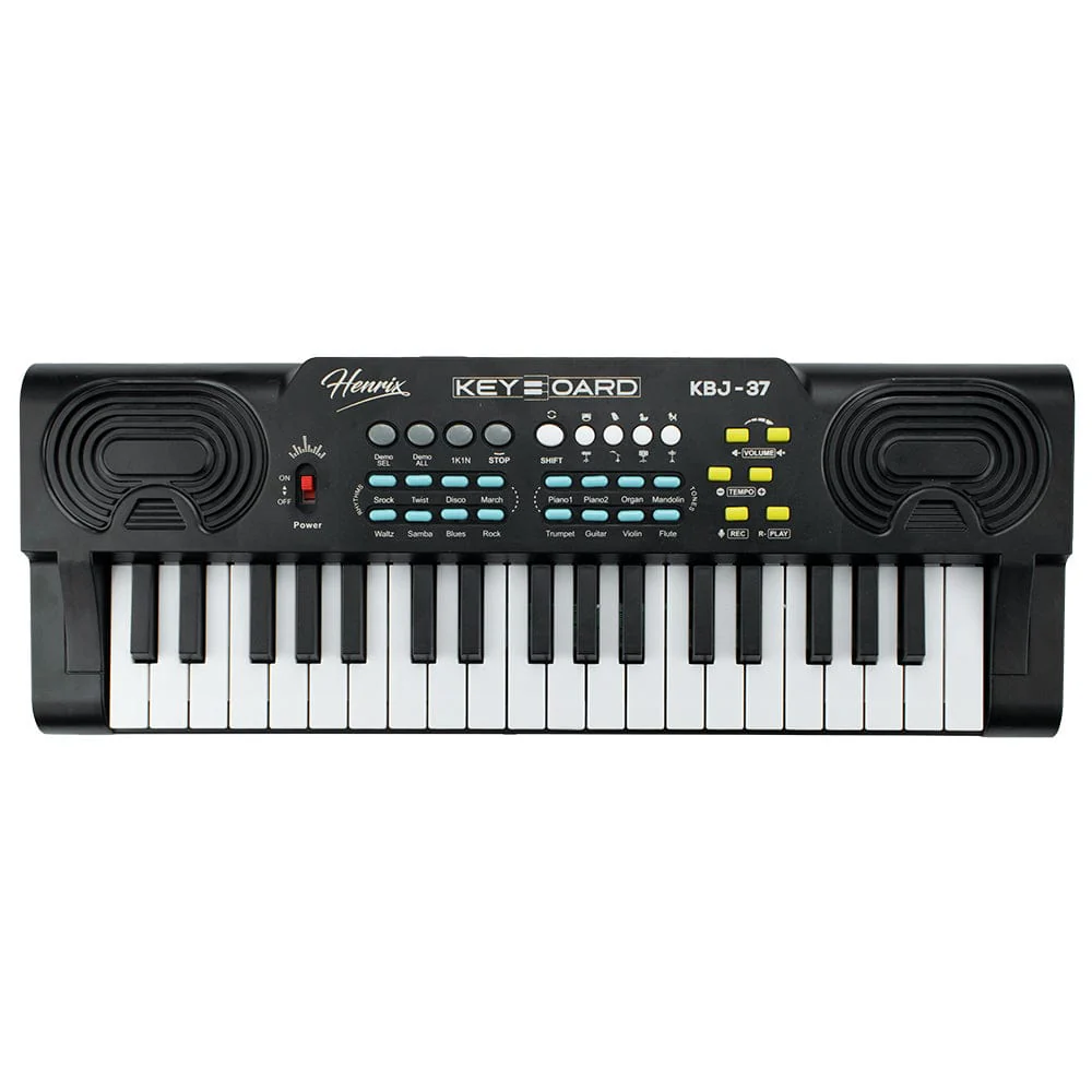 Henrix KBJ-37 37 Key Junior Keyboard with Microphone - Image 18