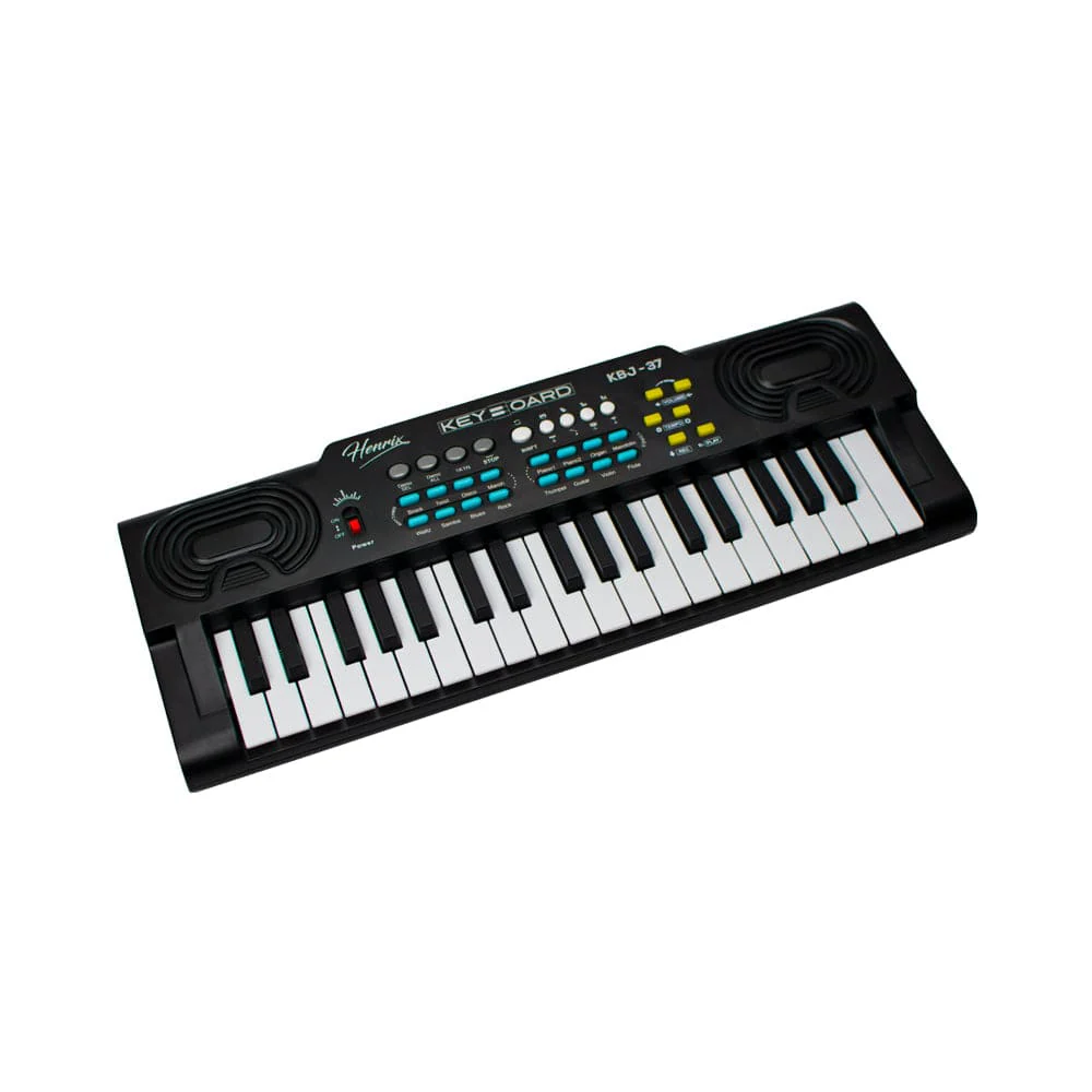 Henrix KBJ-37 37 Key Junior Keyboard with Microphone - Image 8
