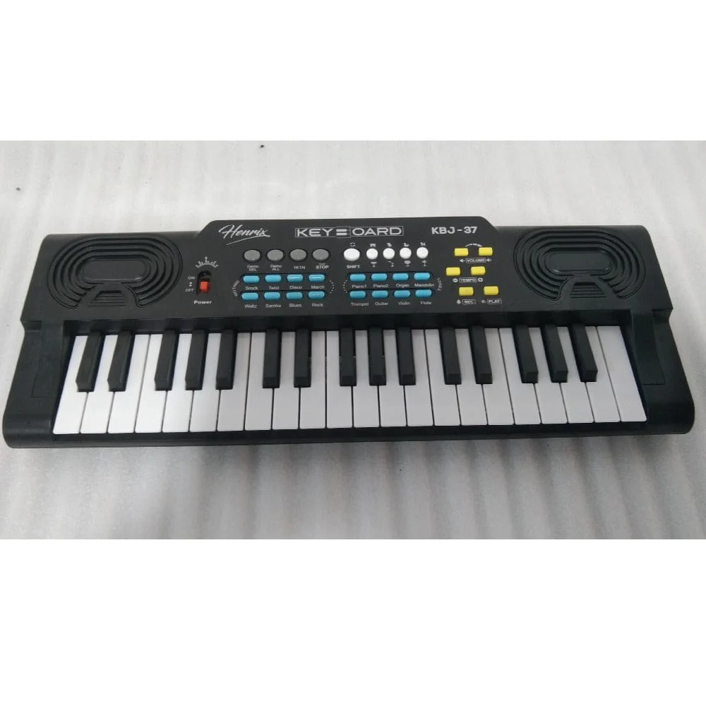 Henrix KBJ-37 37 Key Junior Keyboard with Microphone - Open Box B Stock - Image 11