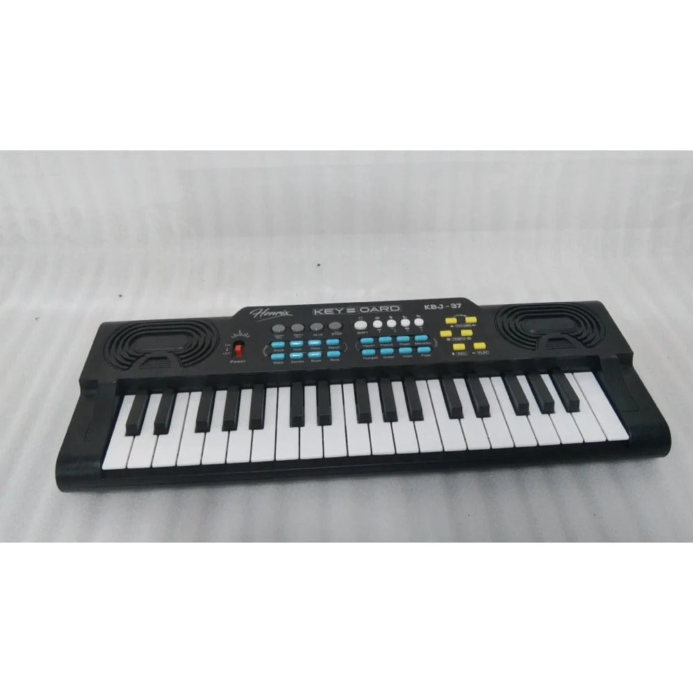 Henrix KBJ-37 37 Key Junior Keyboard with Microphone - Open Box B Stock - Image 12