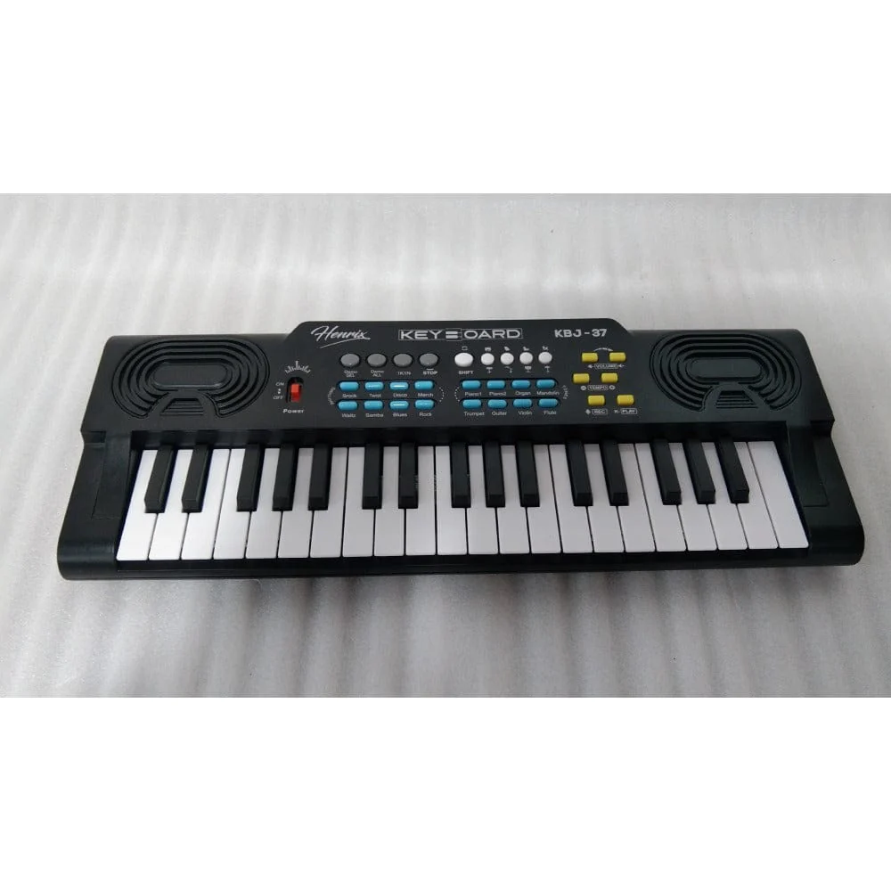 Henrix KBJ-37 37 Key Junior Keyboard with Microphone - Open Box B Stock - Image 17