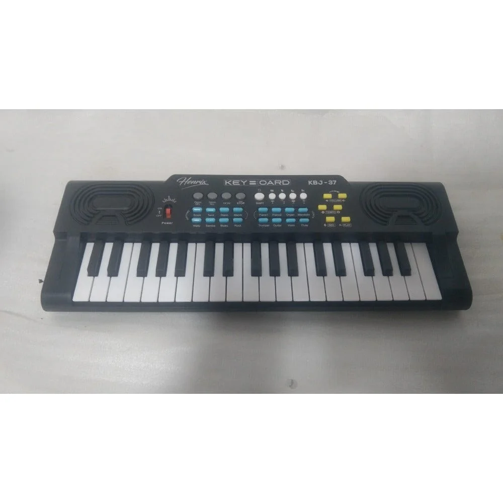 Henrix KBJ-37 37 Key Junior Keyboard with Microphone - Open Box B Stock - Image 21