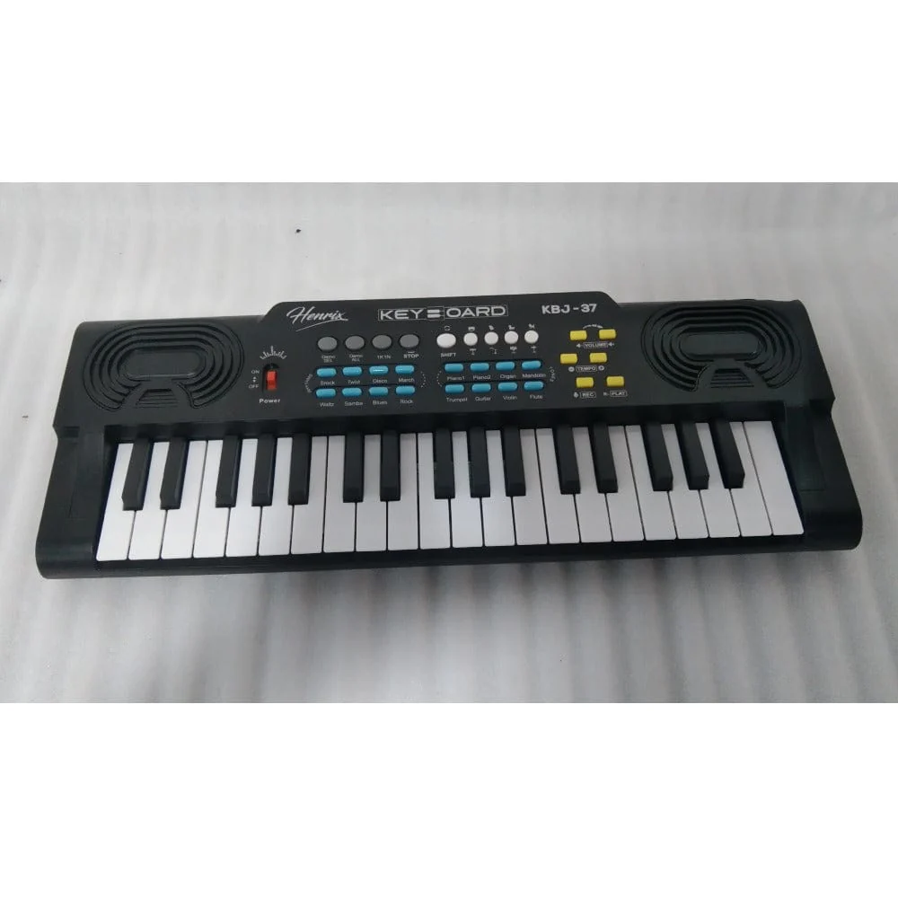 Henrix KBJ-37 37 Key Junior Keyboard with Microphone - Open Box B Stock - Image 5