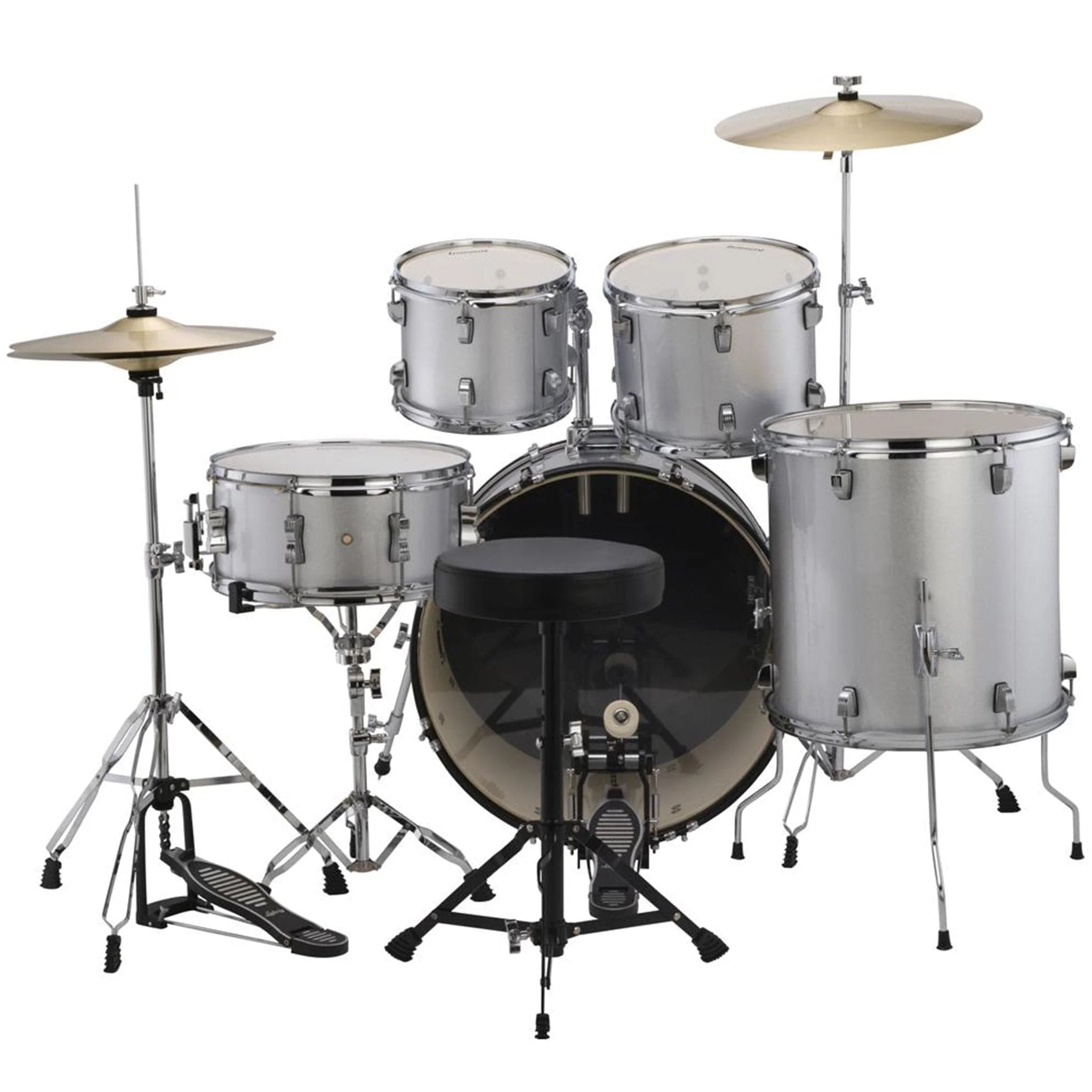 Ludwig Accent Drive 5 Piece Acoustic Drum Kit with Hardware, Cymbals & Drum Throne - Image 12