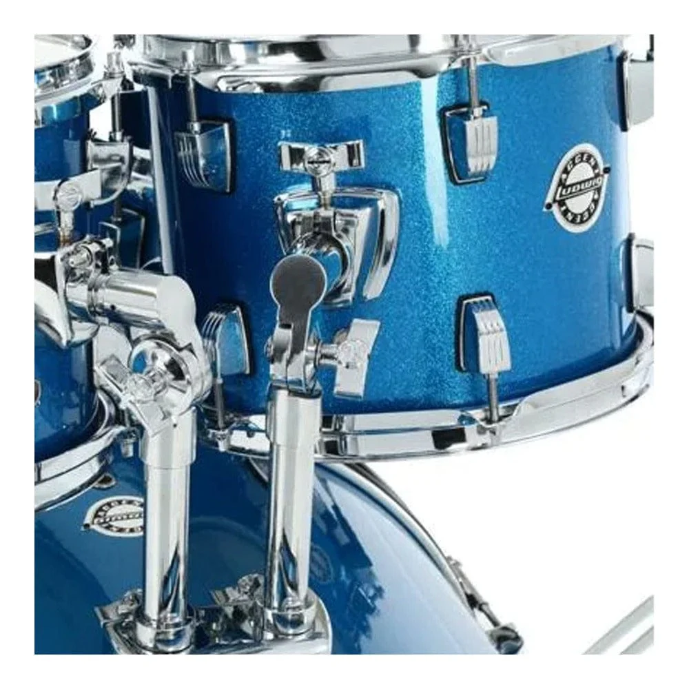 Ludwig Accent Drive 5 Piece Acoustic Drum Kit with Hardware, Cymbals & Drum Throne - Image 17