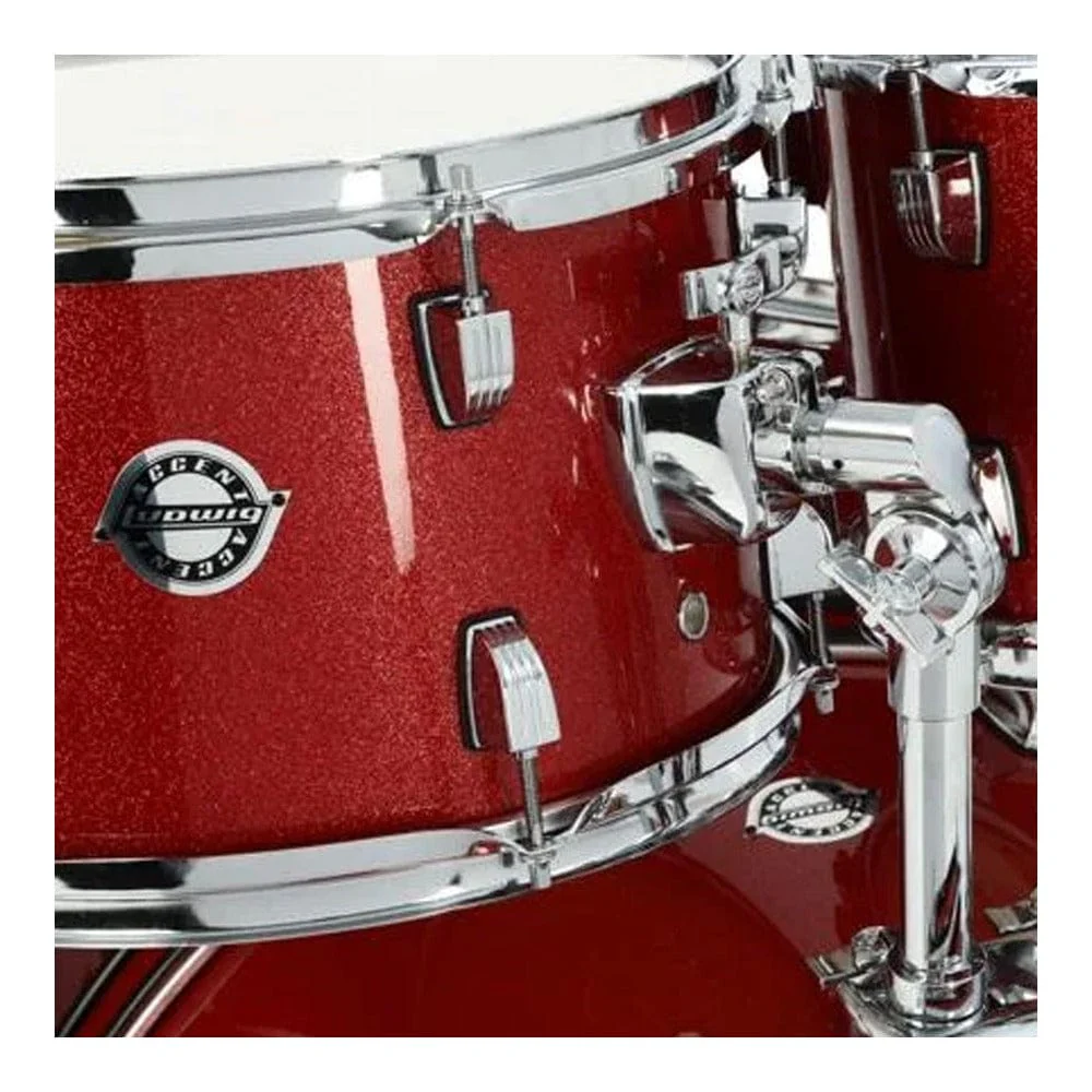 Ludwig Accent Drive 5 Piece Acoustic Drum Kit with Hardware, Cymbals & Drum Throne - Image 23