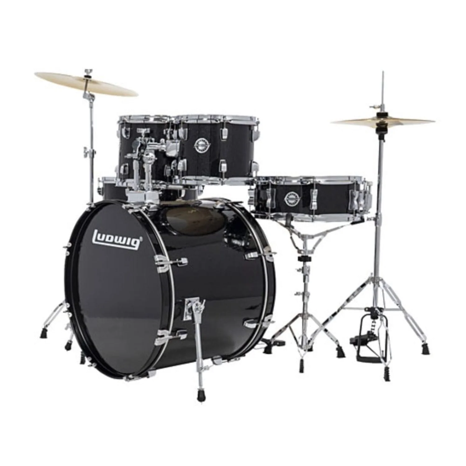 Ludwig Accent Drive 5 Piece Acoustic Drum Kit with Hardware, Cymbals & Drum Throne - Image 25