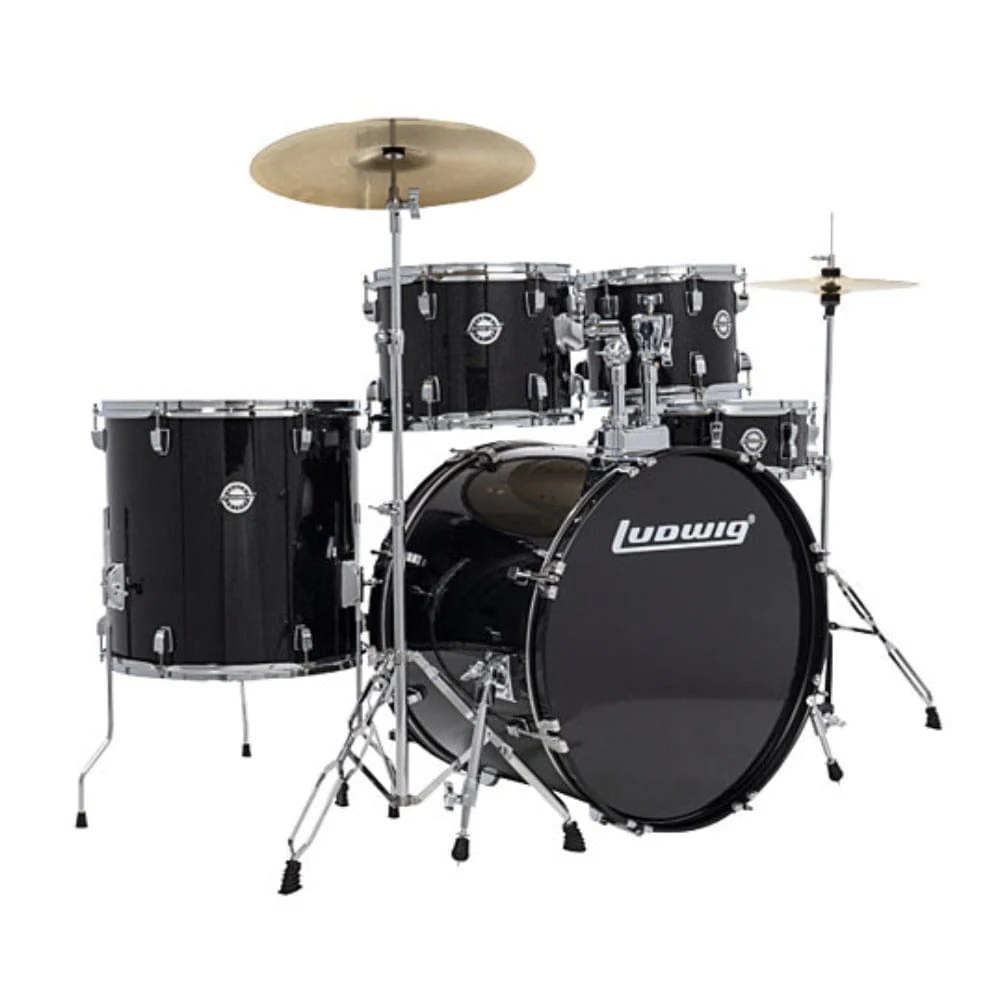 Ludwig Accent Drive 5 Piece Acoustic Drum Kit with Hardware, Cymbals & Drum Throne - Image 26