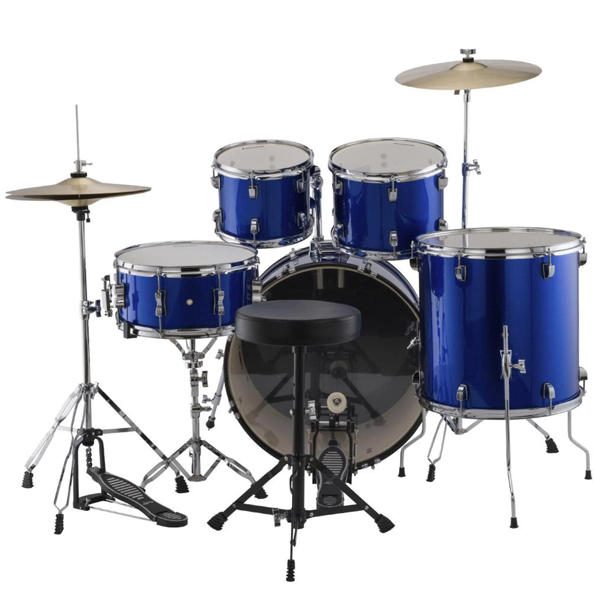 Ludwig Accent Drive 5 Piece Acoustic Drum Kit with Hardware, Cymbals & Drum Throne - Image 6