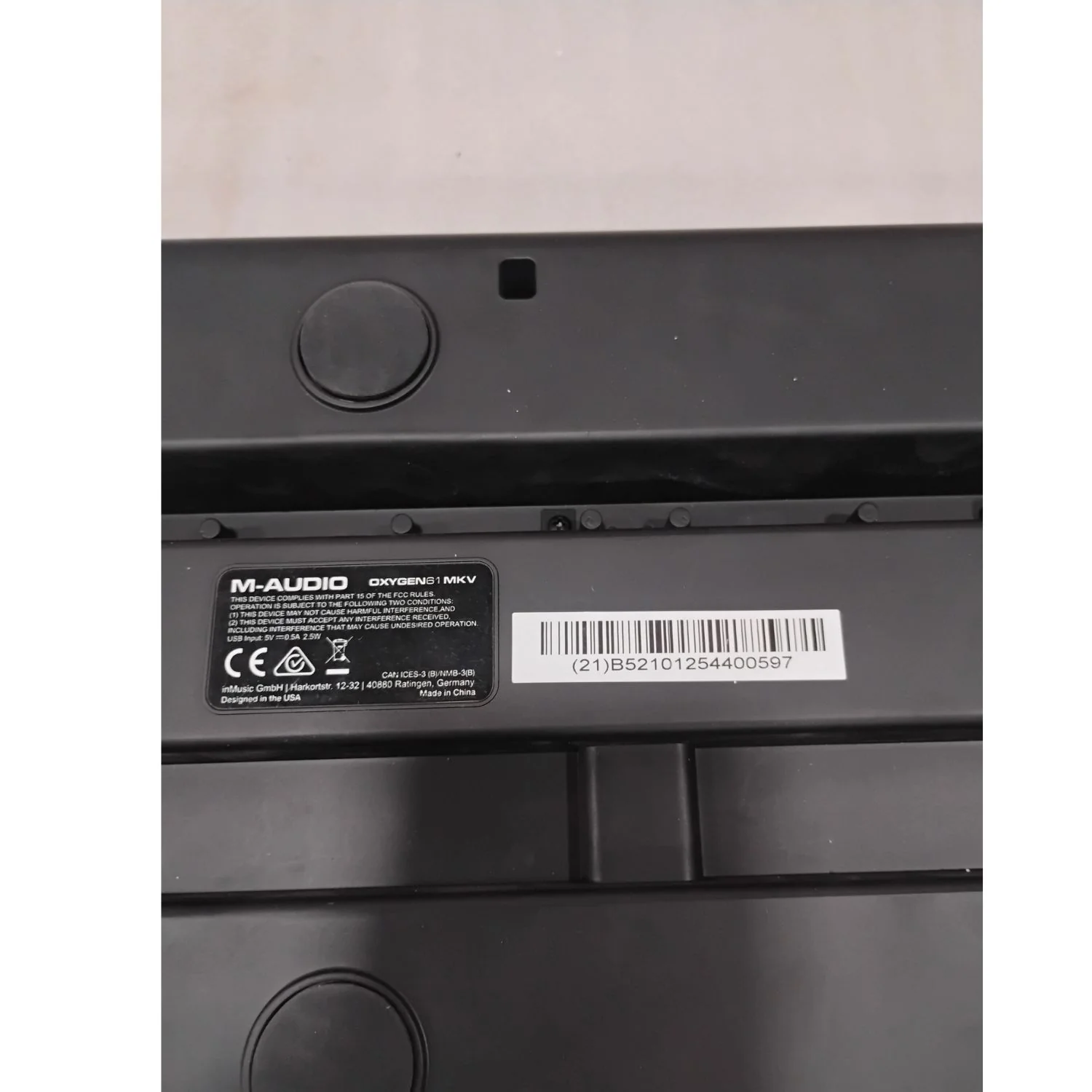 M-Audio Oxygen 61 MKV 61 Key USB Midi Keyboard Controller - Open Box - Image 4