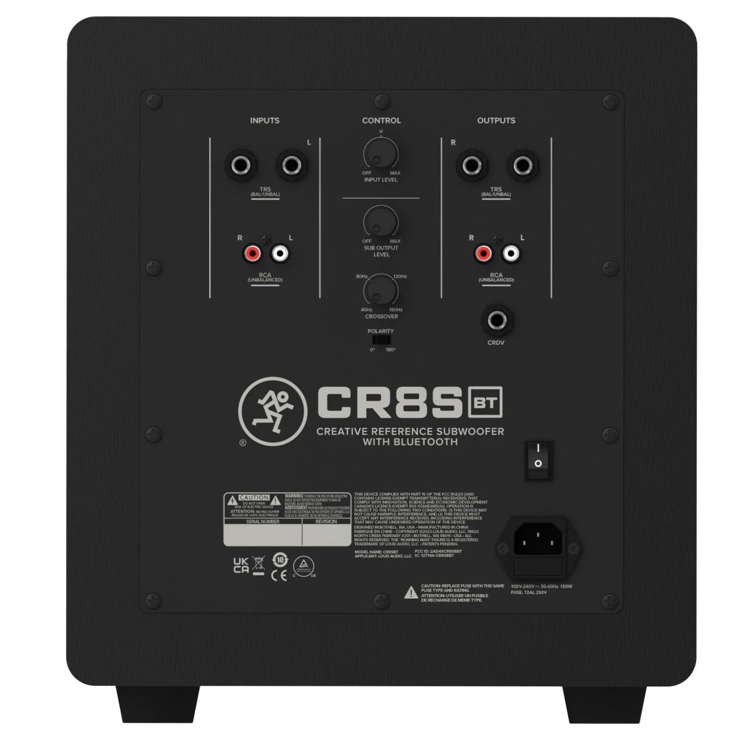 Mackie CR8SBT Powered Subwoofer with Desktop Remote and Bluetooth - Image 5