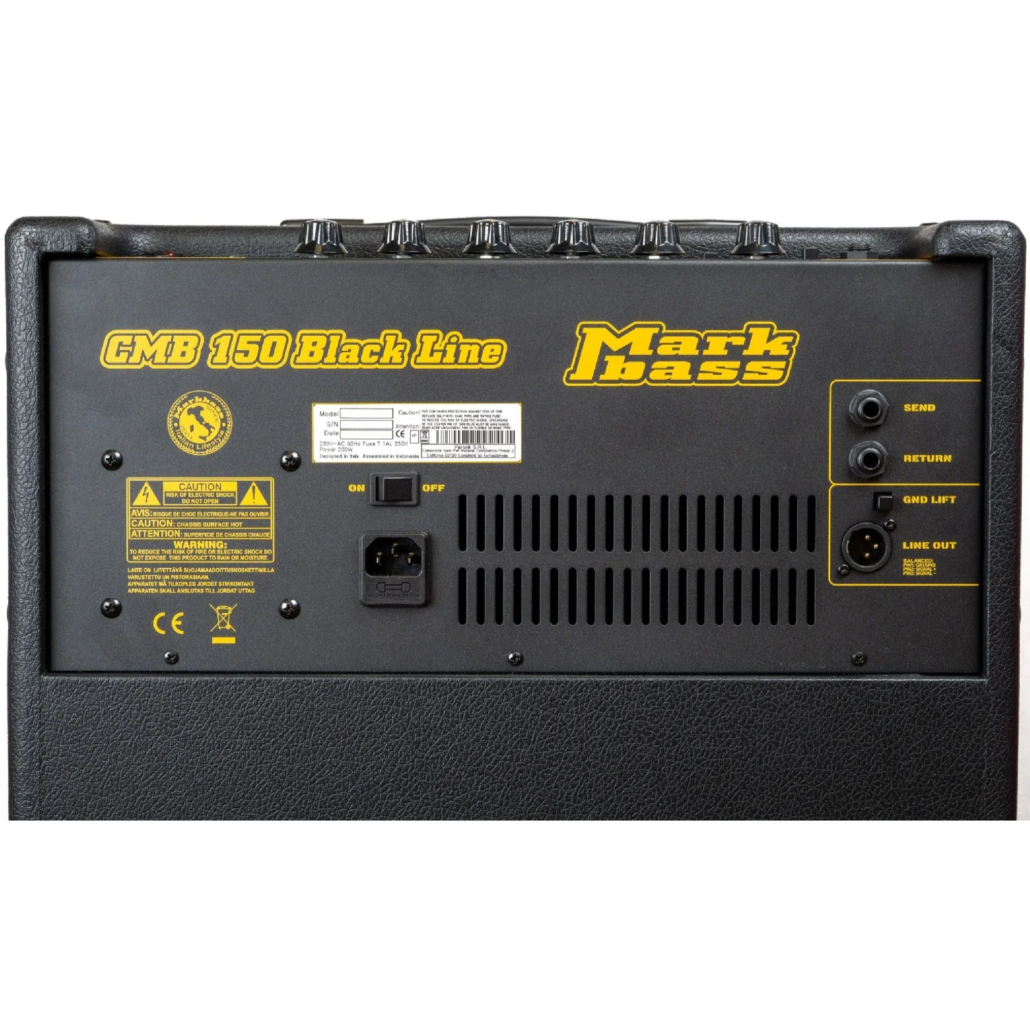 Markbass CMB 121 Blackline Combo Bass Amplifier - Image 5