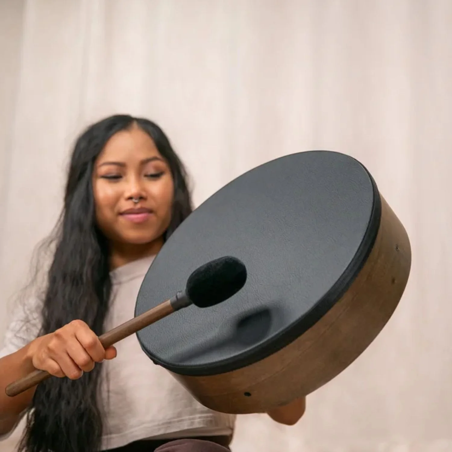 Meinl Sonic Energy BD14WB-NH 14" Bodhran Drum Napa Head - Image 7