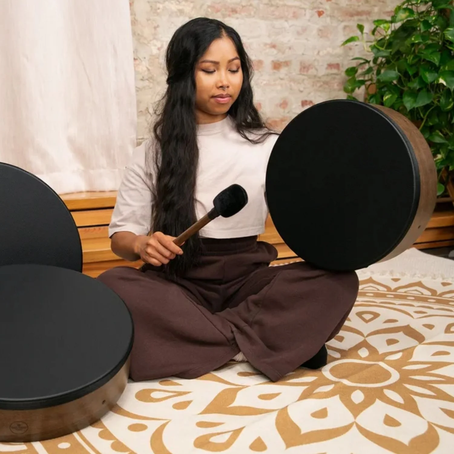 Meinl Sonic Energy BD16WB-NH 16" Bodhran Drum Napa Head - Image 5