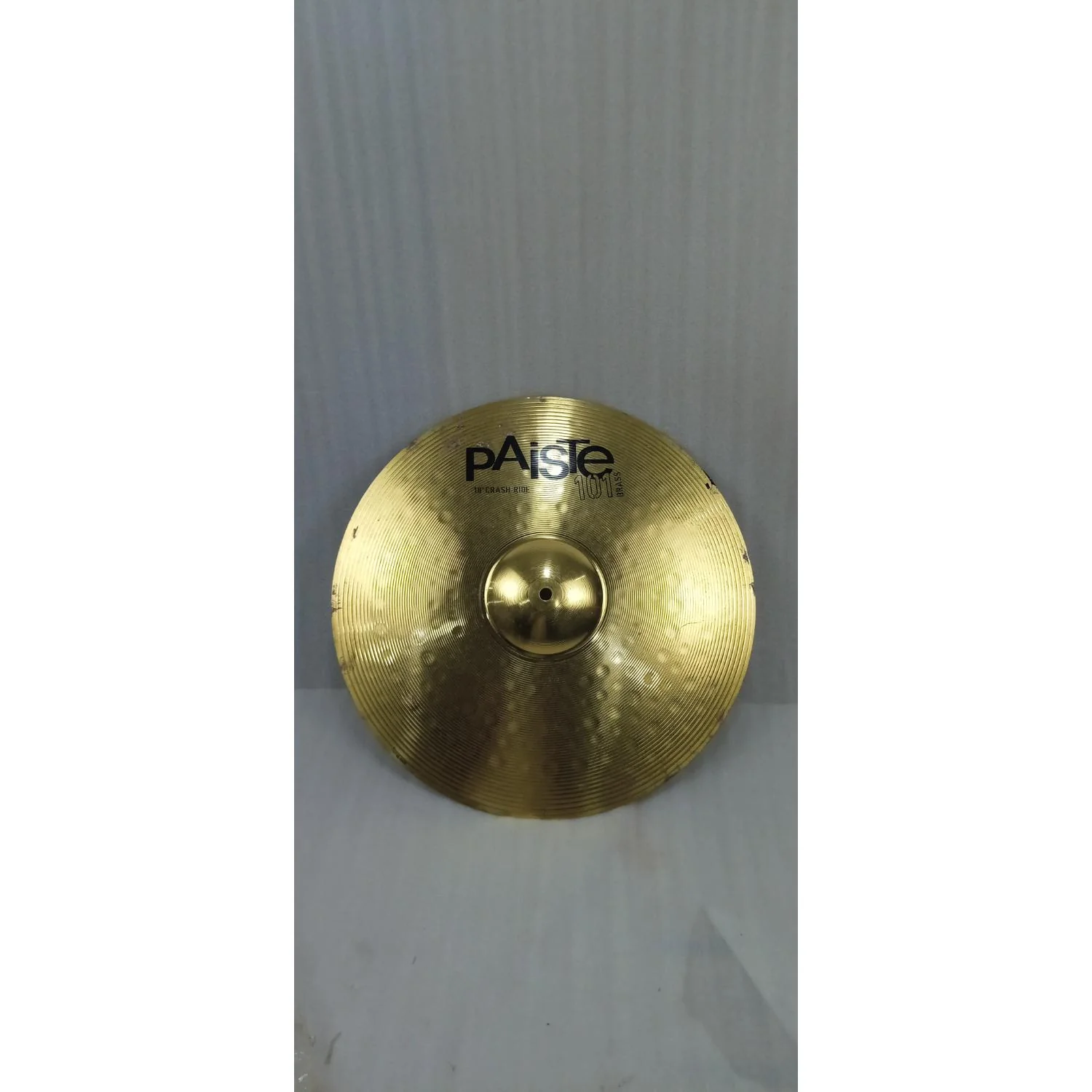 Paiste 101 Series 18" Brass Crash Ride Cymbal - Open Box B Stock - Image 4