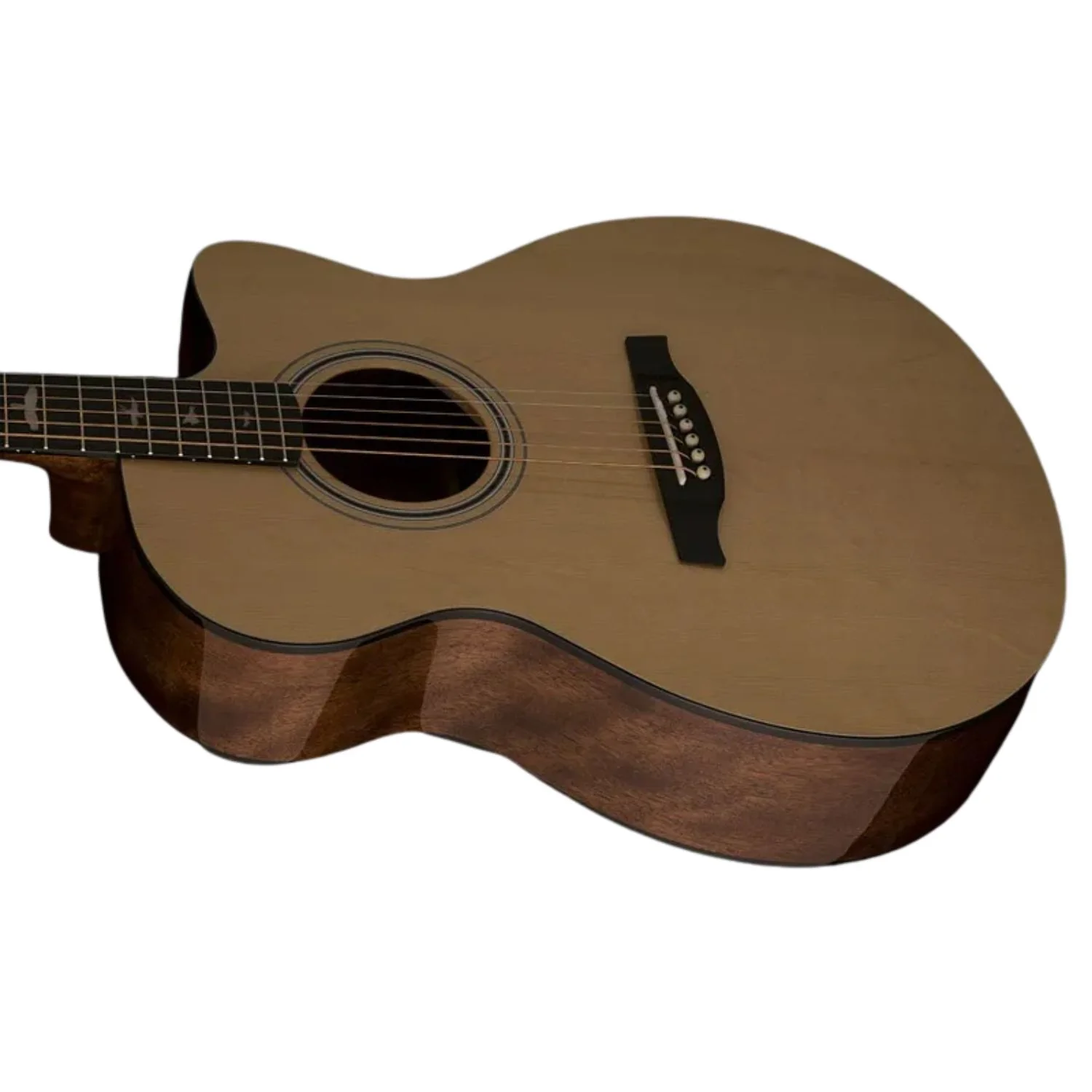 PRS AX20E Electro Acoustic Guitar with Gig Bag - Image 3