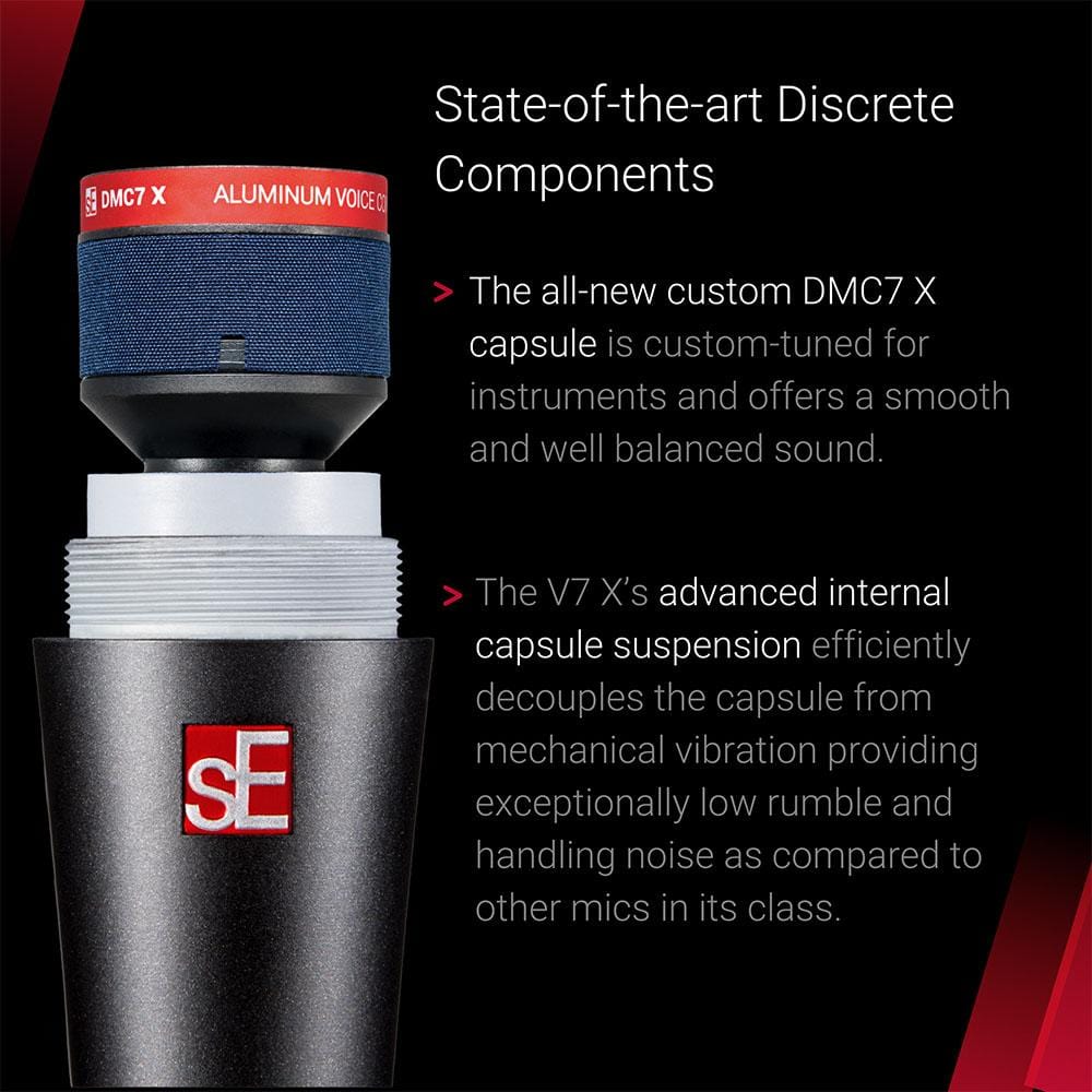 sE Electronics V7X Supercardioid Dynamic Microphone - Image 6