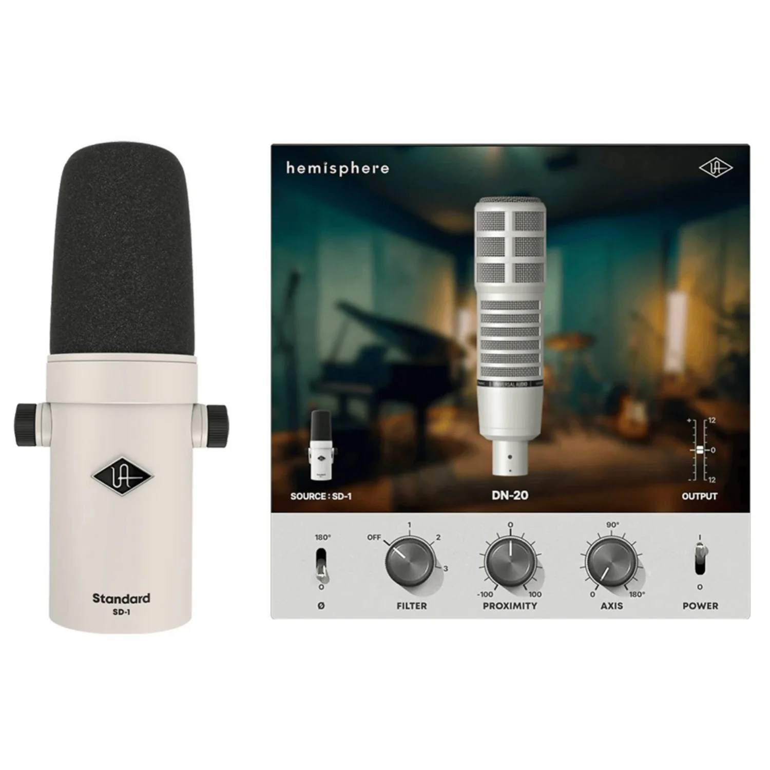 Universal Audio SD-1 Dynamic Microphone with Hemisphere Modeling - Image 7