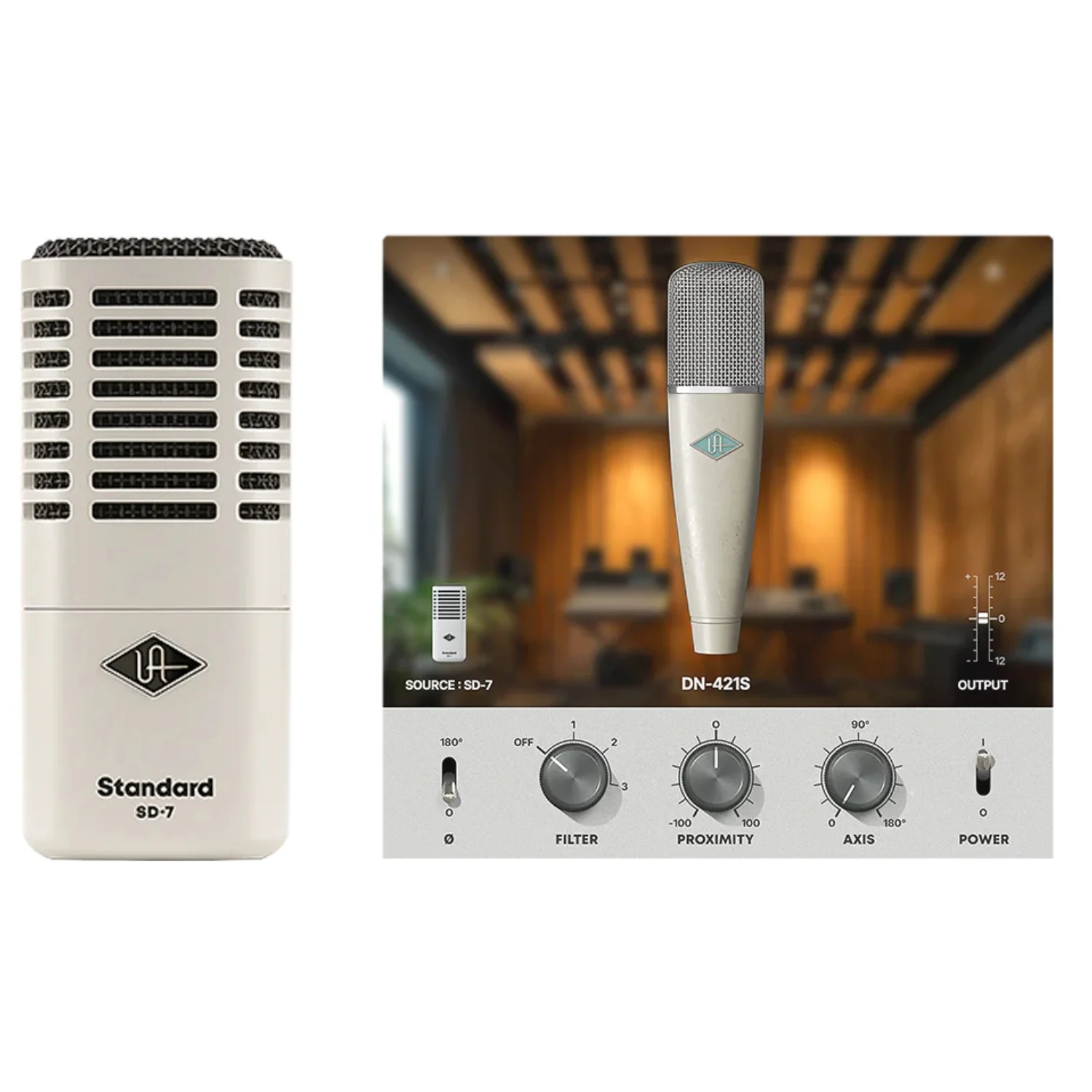 Universal Audio SD-7 Dynamic Microphone with Hemisphere Modeling - Image 3