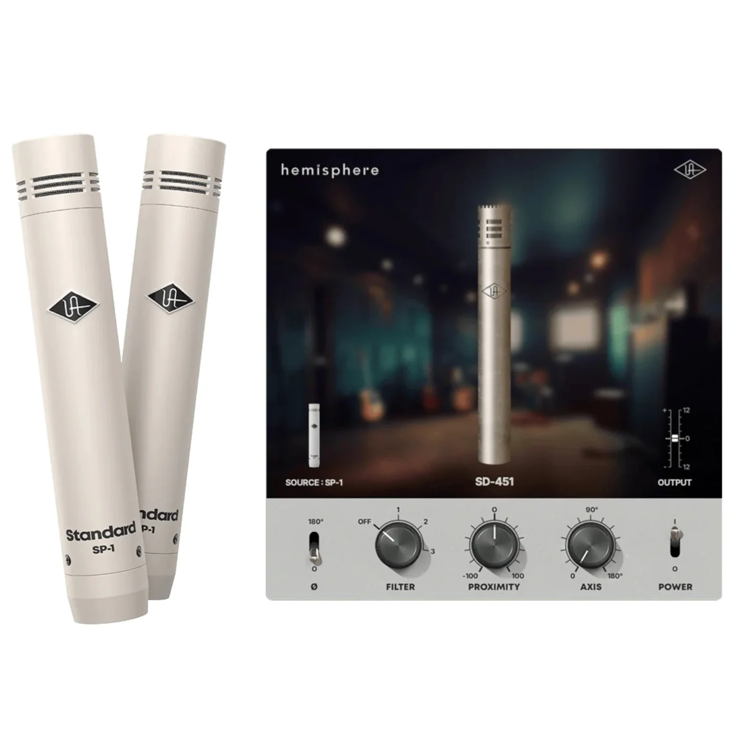 Universal Audio SP-1 Pencil Microphone Pair with Hemisphere Modeling - Image 6