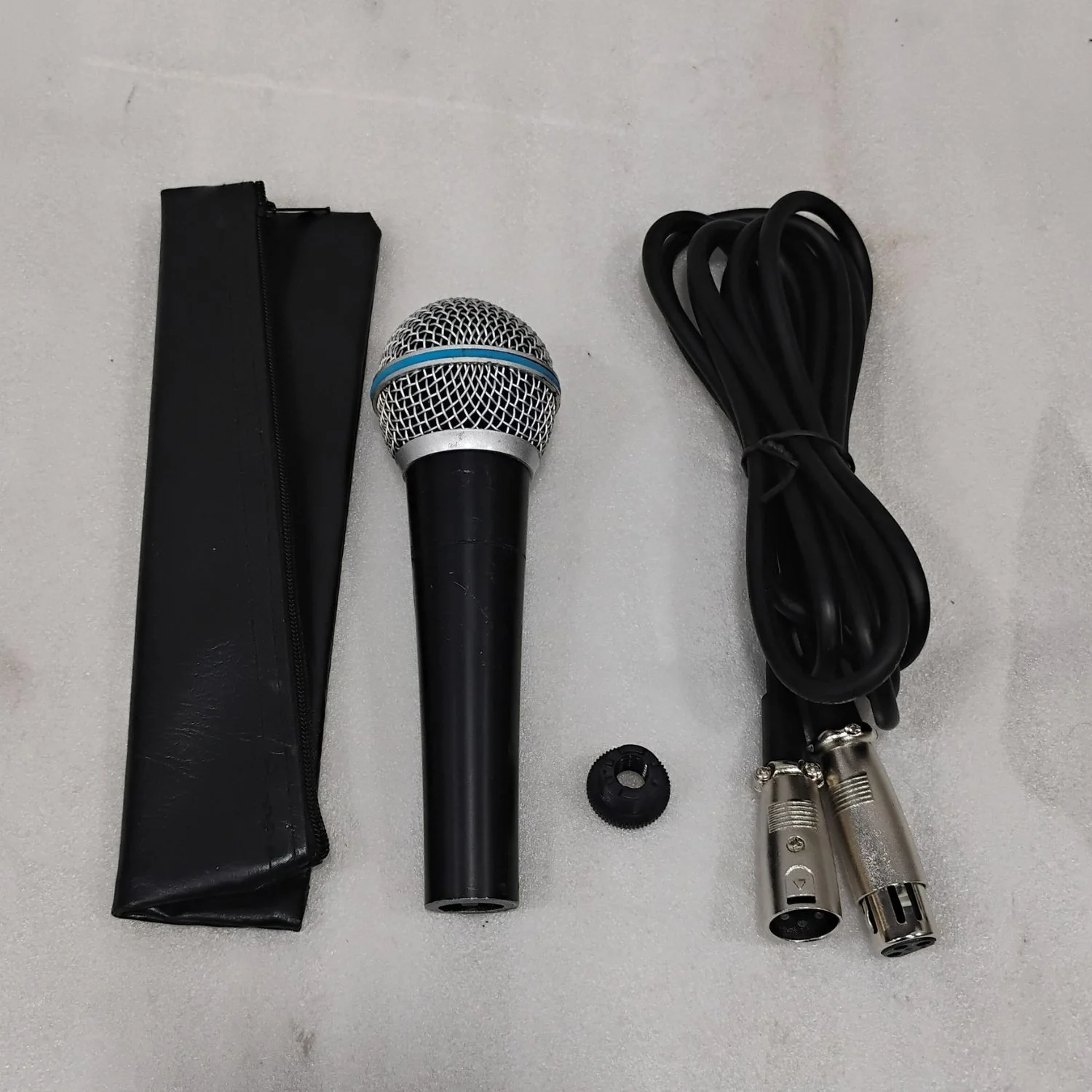 Vault DCM-58S Dynamic Cardioid Microphone with Switch, Mic Clip and XLR cable - Open Box B Stock - Image 4