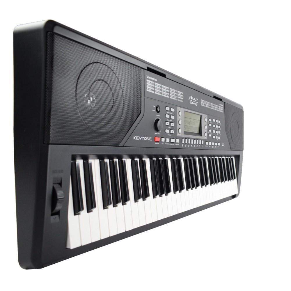 Vault KT-61 Keytone Touch Sensitive 61-Key Keyboard - Black with Vault Buds Duo Dual Driver Earphones - Image 12