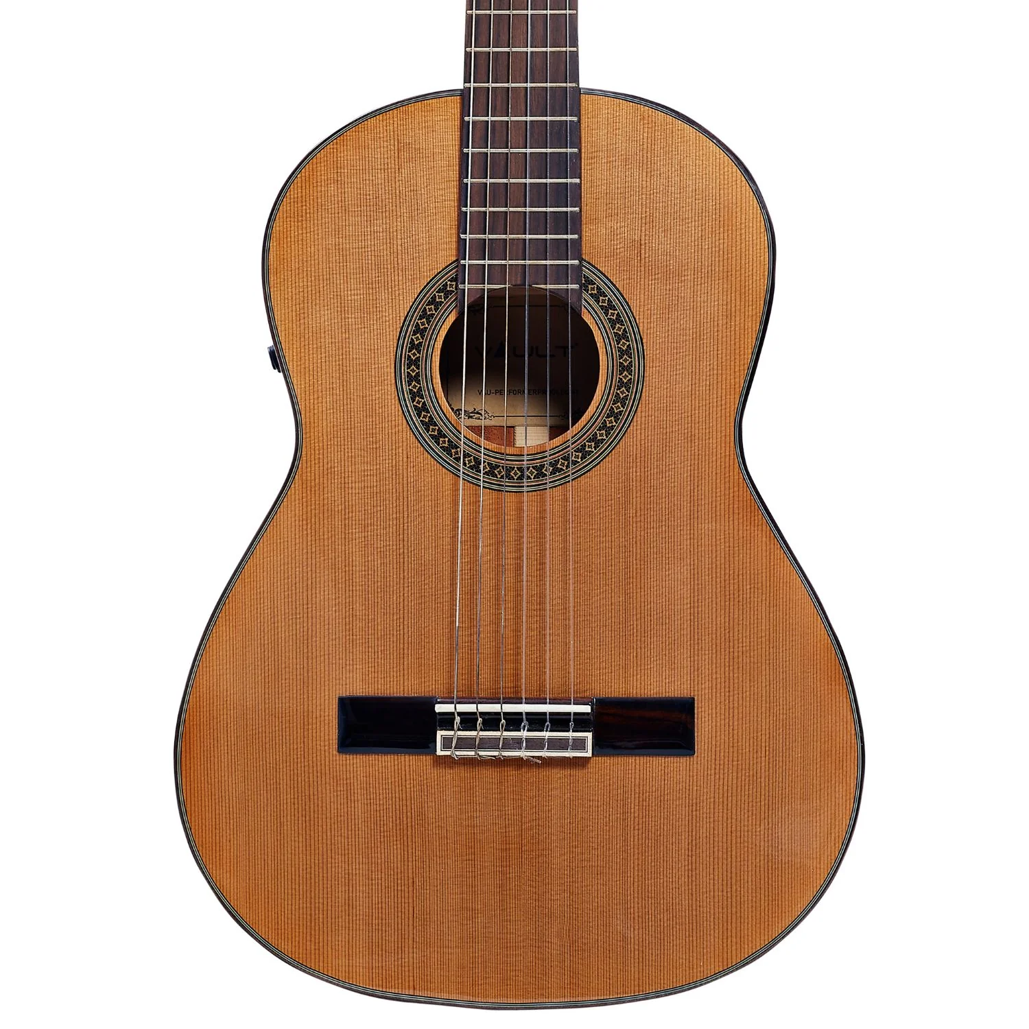 Vault Performer Pro Premium Classical Guitar with A-3 EQ - Open Box B Stock - Image 4