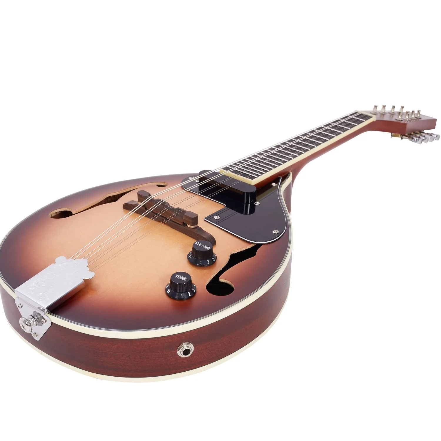 Vault Sajni A-Style Solid Spruce Top Electro-Acoustic Mandolin – Tobacco Sunburst, with EQ & Bag - Image 4