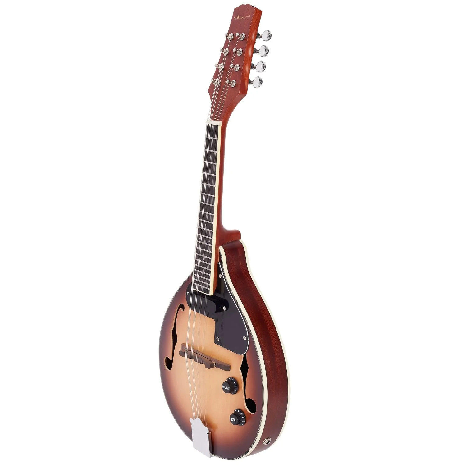 Vault Sajni A-Style Solid Spruce Top Electro-Acoustic Mandolin – Tobacco Sunburst, with EQ & Bag - Image 5